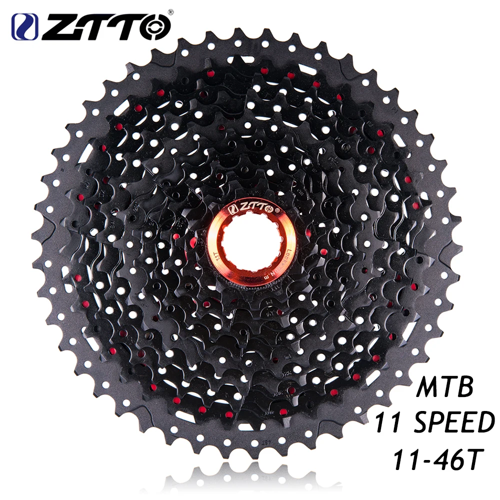 

ZTTO 11-46T MTB Mountain Bike Bicycle Parts 11 Speed Freewheel Cassette For Parts XT SLX M7000 M8000 M9000 K7