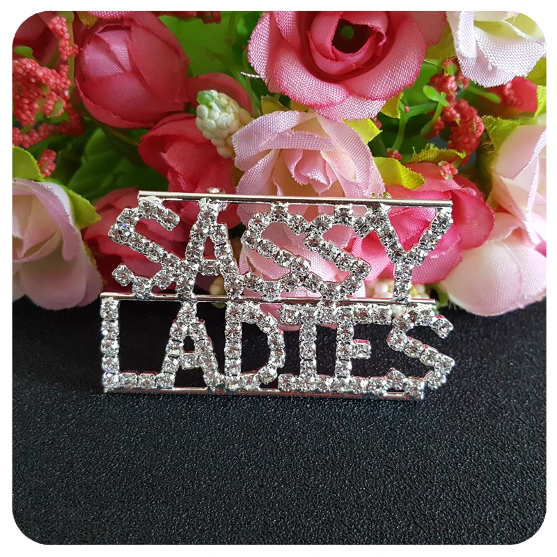 Роскошная хрустальная брошь ручной работы подарок SASSY LADIES булавка для лацкана с