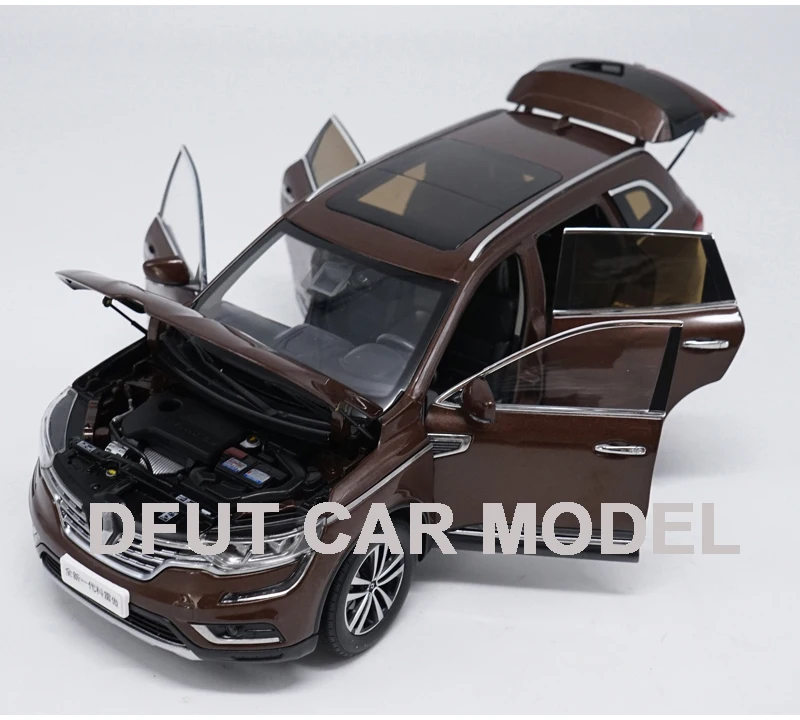 Игрушечный автомобиль KOLEOS из 1:18 сплава, модель детских игрушечных машин, оригинальные авторизованные Аутентичные детские игрушки
