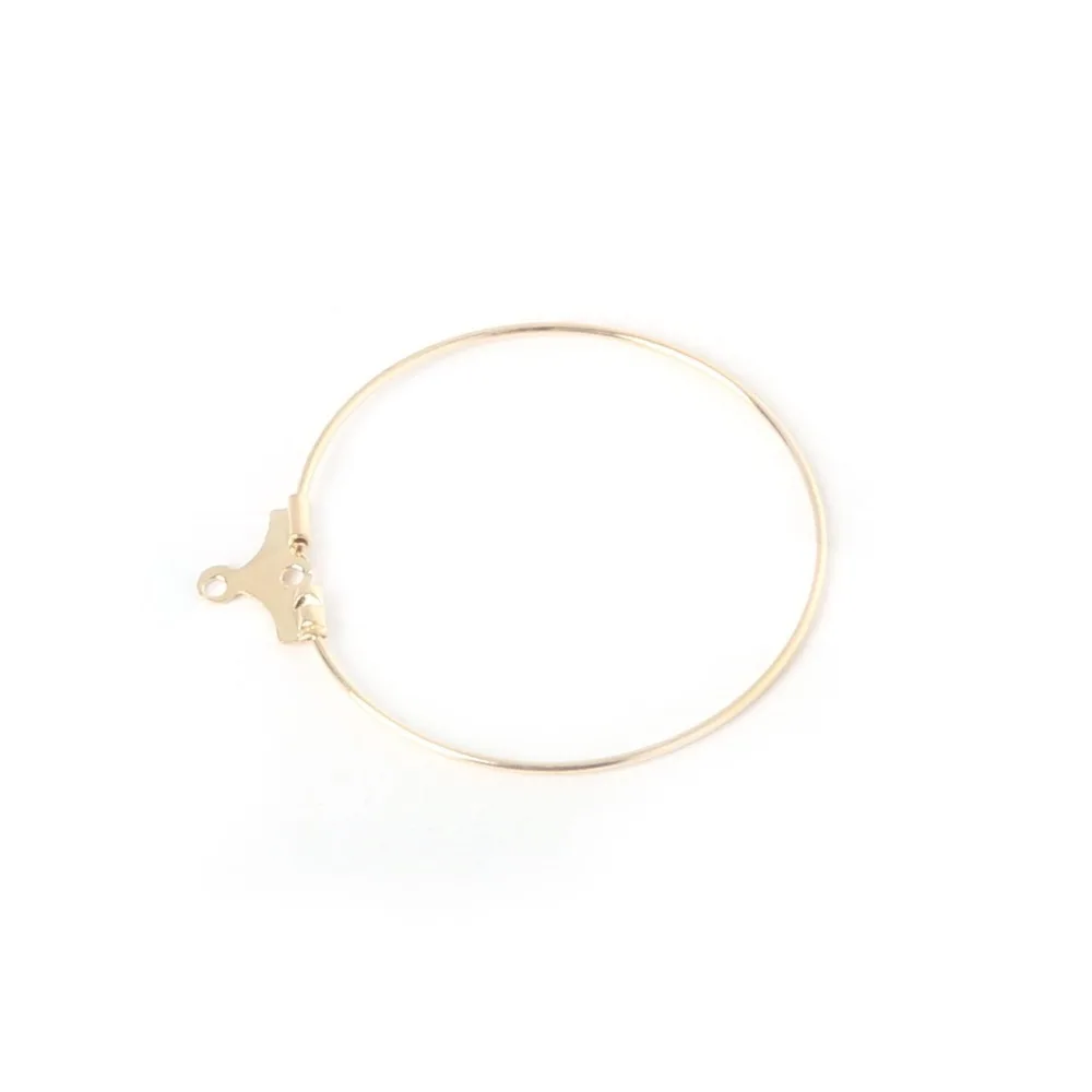 40Pcs/Lot 30/35/40mm Big Round Hoops Earrings Dangle Clasp Ear Wires Hook DIY Circle Earring Findings Jewelry Making Accessories | Украшения