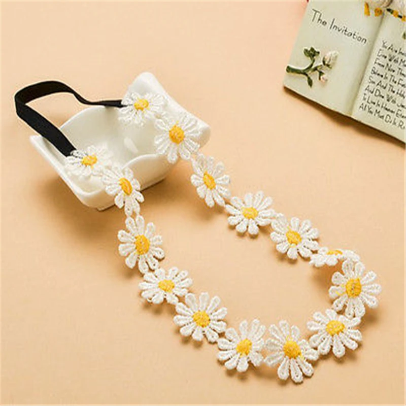 Повязка на голову с цветами ручной работы для женщин и девушек свадебный венок