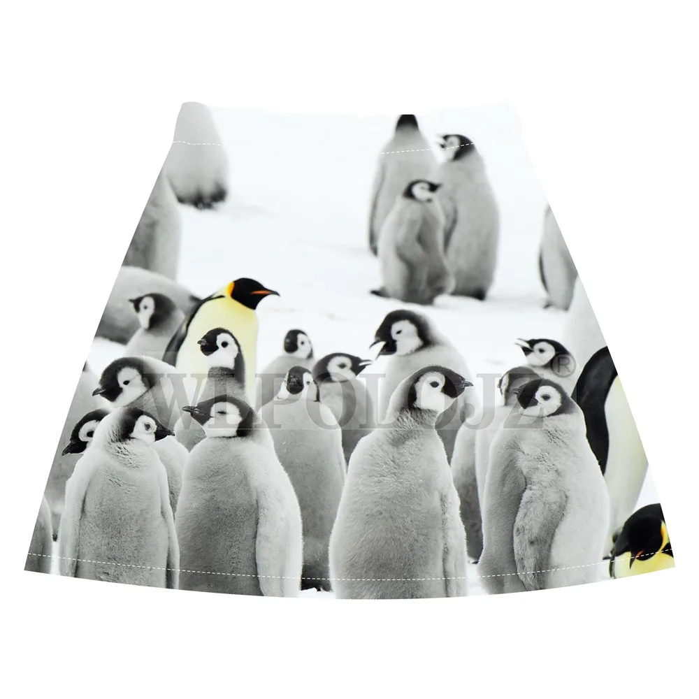 Детская летняя юбка с принтом Пингвин|kids girls skirt|girls skirtsskirt dance |