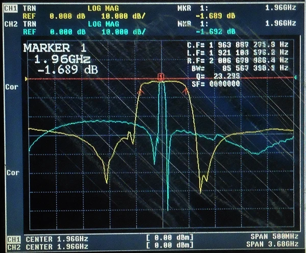 Бесплатная доставка зеркальный светофильтр для частот 1960 МГц UMTS/PCS датчик 1 дБ 1930
