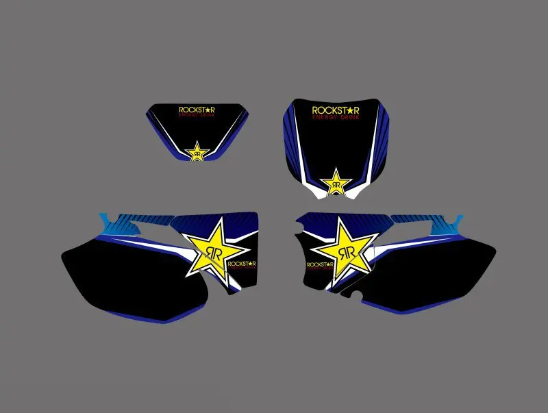 0498 Star NEW TEAM GRAPHICS фоны наклейки для Yamaha WR250F WR450F WRF250 WRF450 2005 2006 WRF 250 450 WR 250F 450F|sticker for