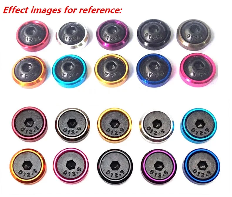 Высококачественные анодированные цветные алюминиевые прокладки M2.5