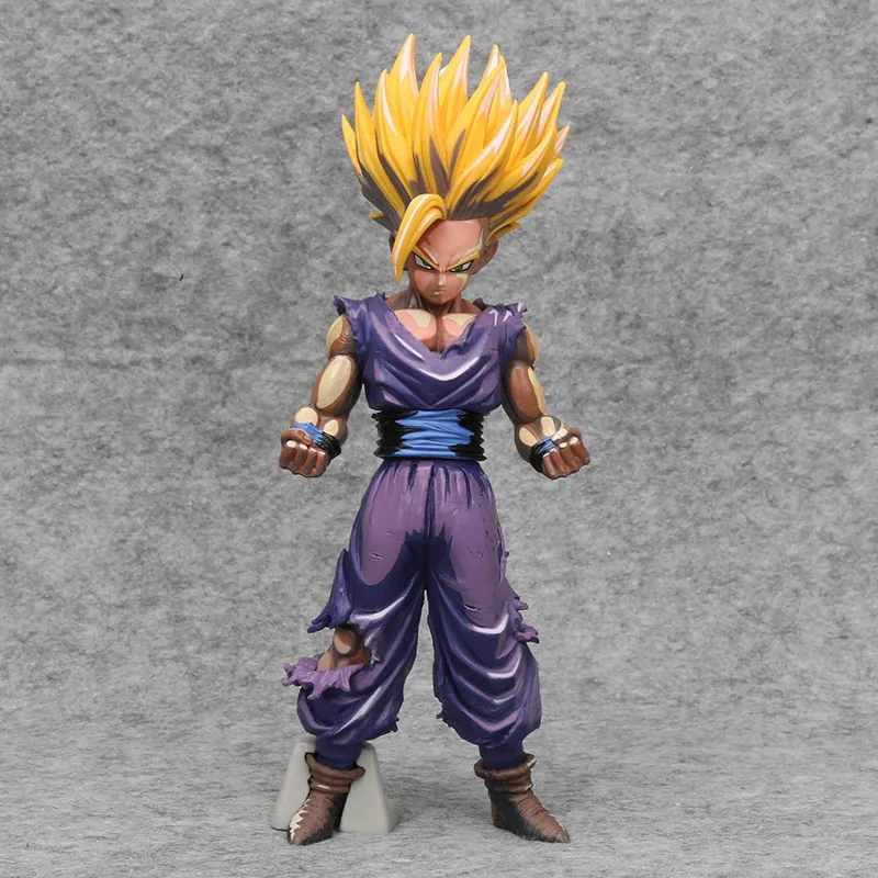 cartoon gohan bag MSP Dragon Ball Z Master Stars Piece Son Goku Manga Dimension gohan Super Saiyan Vegeta PVC dragonball Action Figures model toy - Цвет: cartoon gohan bag