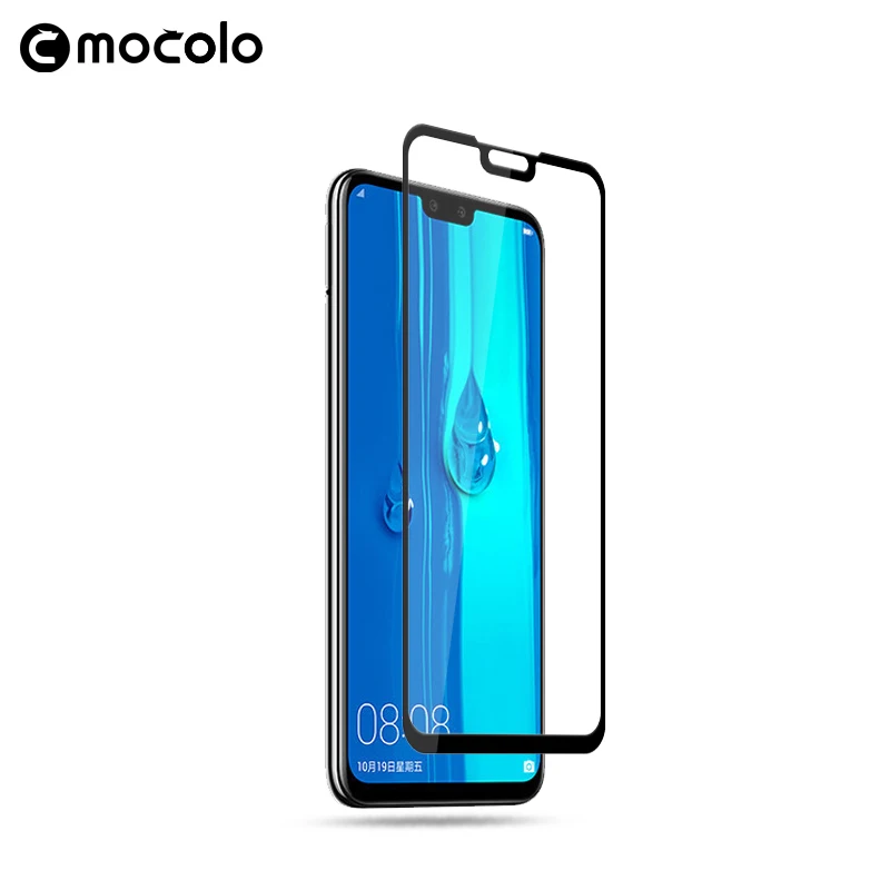 Для Huawei Y9 2019 защита для экрана Mocolo полное покрытие склеенное Закаленное стекло