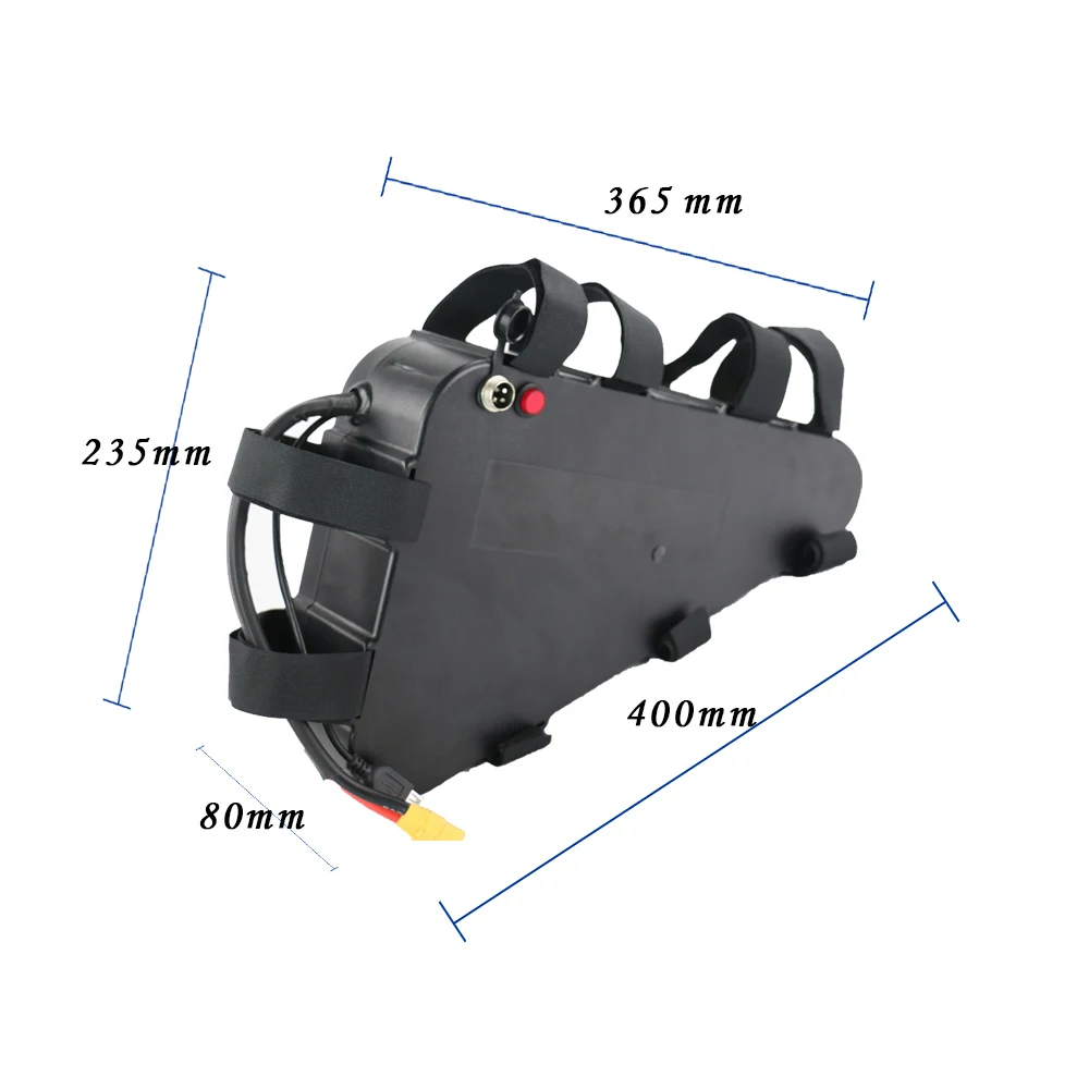 Cbsebike, фара для электровелосипеда в Батарея 48V 20Ah 52V 20Ah Треугольники Электрический велосипед Батарея для 1000 Вт 750 Bafang BBS03 BBSHD BBS02