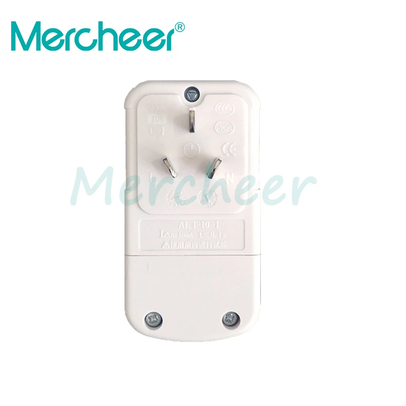 10A 187-242V 3 контактов штекер УЗО утечки защитная маска для лица, RCD розетка адаптер для дома