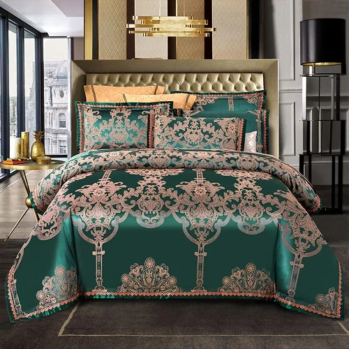 bedding set 3 4 шт., роскошный Шелковый сатиновый Комплект постельного белья премиум класса, постельное белье King queen, простыня, простыня, набор пододеяльников, Комплект постельного белья, наволочки - Цвет: bedding set 3