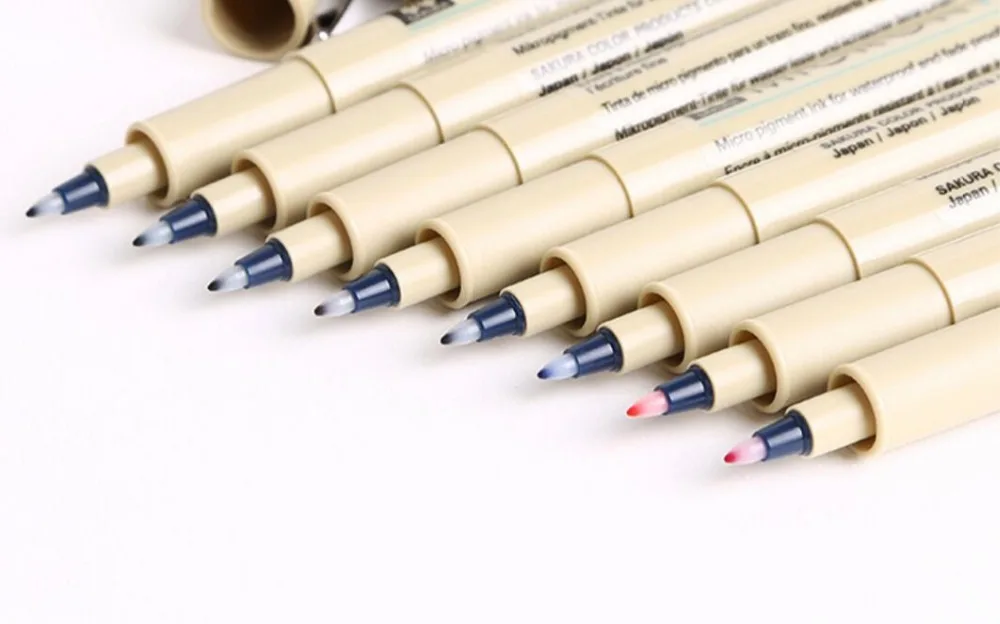 SAKURA Micron PN Pen PIGMA пластмассовая насадка водонепроницаемая устойчивая к выцветанию
