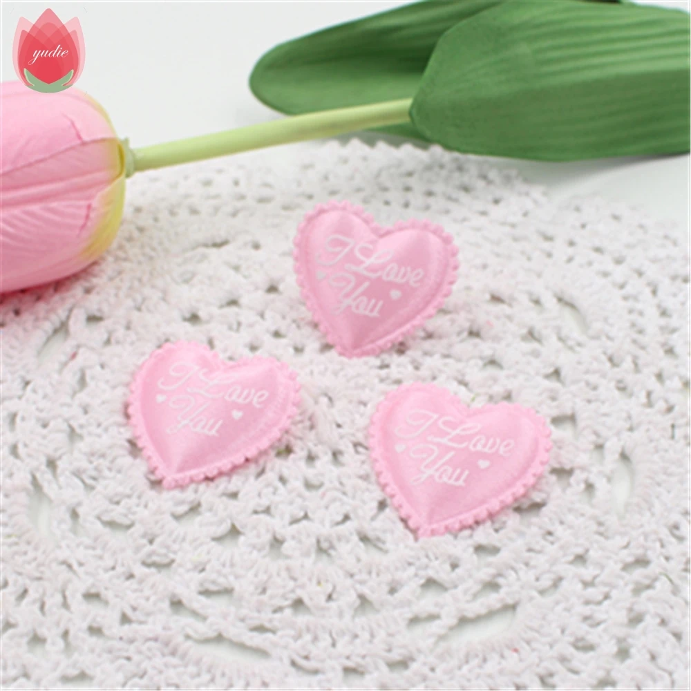 2017 100 шт. шелковые милые аксессуары для торта с сердечками свадьбы украшения дома