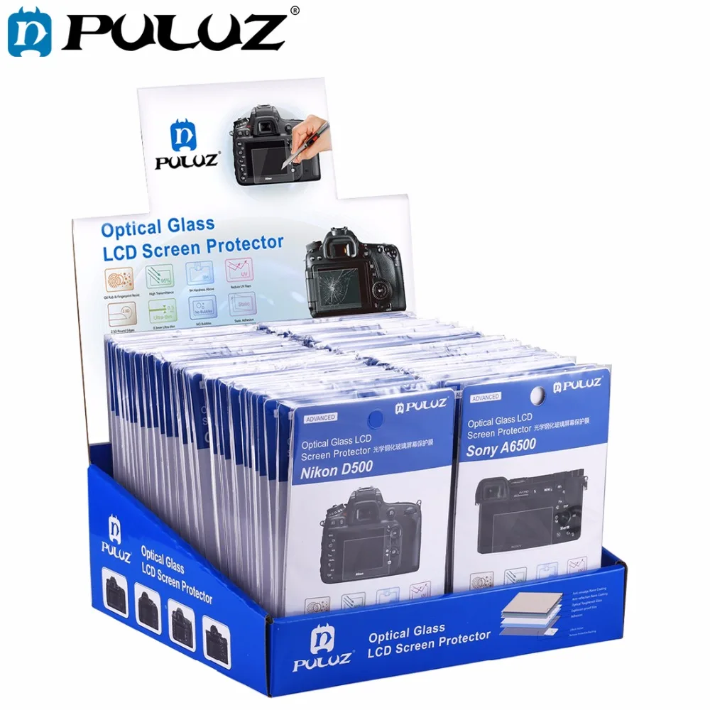 

Оптовая продажа 60 шт./лот PULUZ 2.5D изогнутые края 9H твердость поверхности закаленное стекло Защитные комплекты для экрана для Canon 5D Mark IV/III