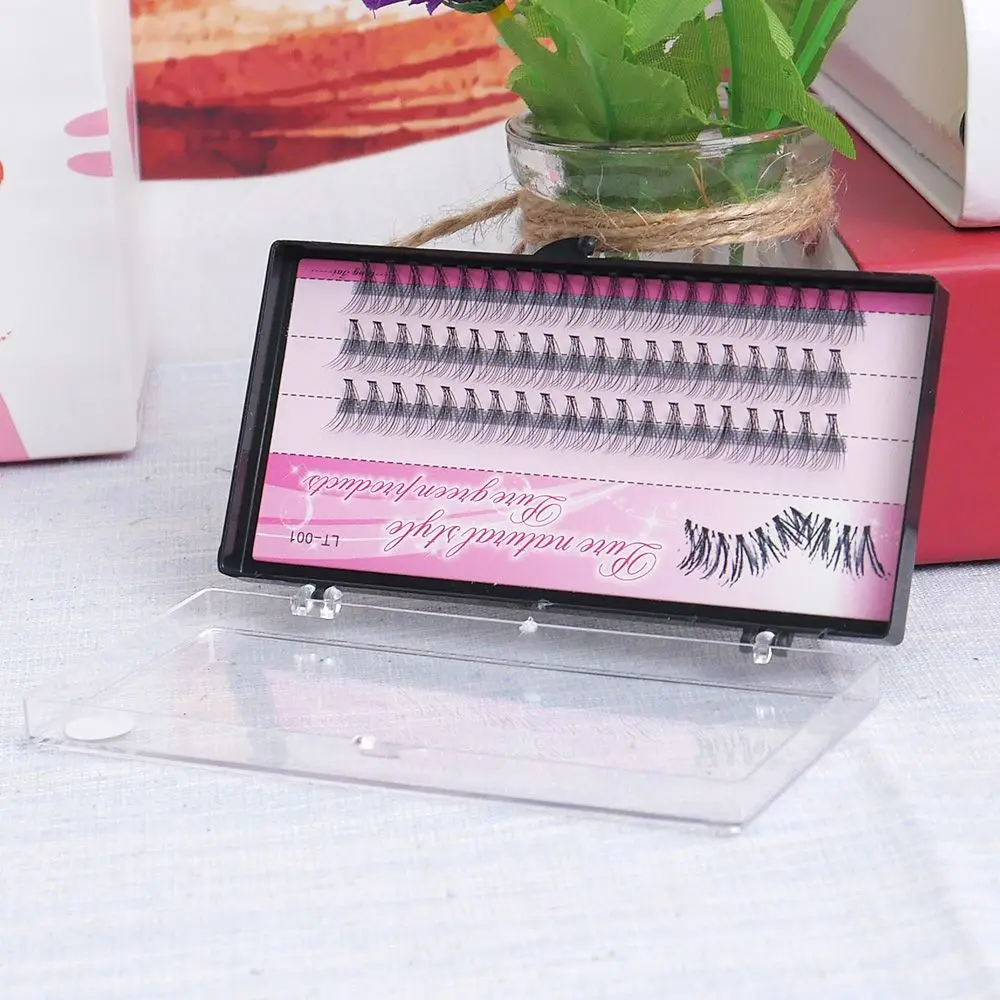 Модные 60 шт. профессиональный макияж индивидуальные Кластерные ресницы для