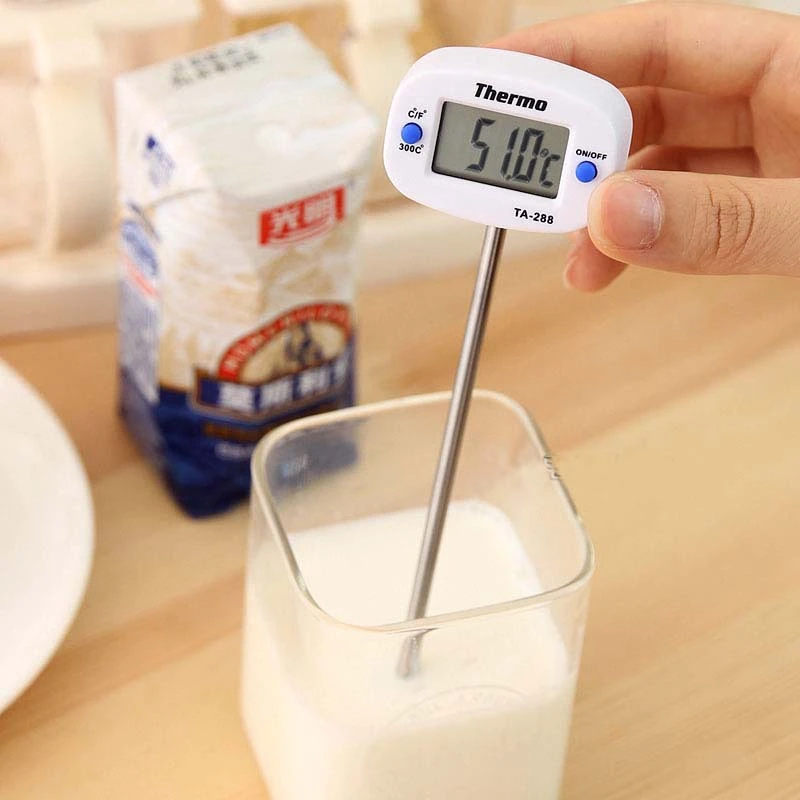 Rotatable Digital Food Thermometer BBQ Meat Chocolate Oven Milk Water Oil Cooking C/F Kitchen Thermometers Electronic Probe 300C | Дом и сад