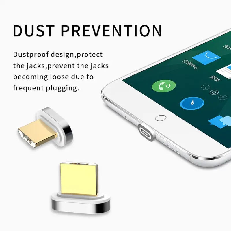 Магнитный Micro USB адаптер для зарядки и передачи данных Samsung Huawei Xiaomi HTC Android Smart Phone