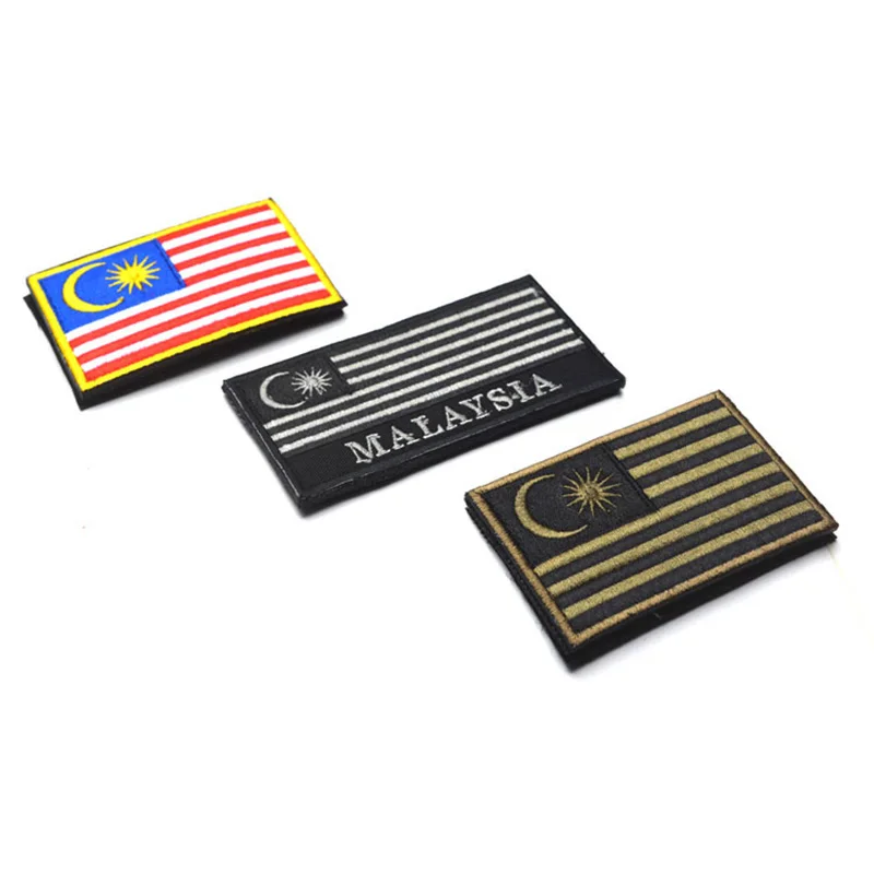 Декоративный Знак для курток и джинсов с вышивкой флага Малайзии|the patch|patches