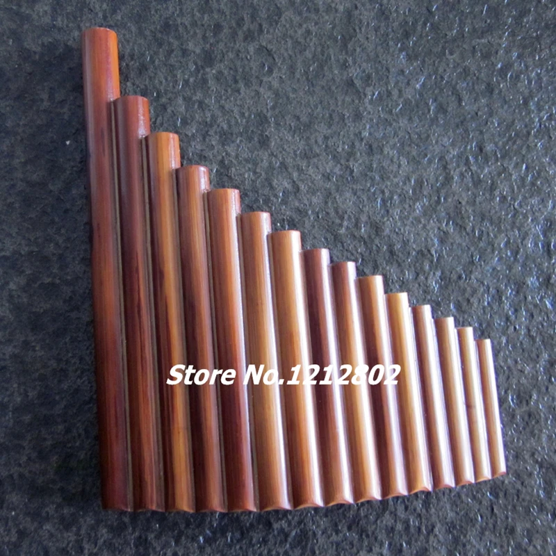 Pan Flute 15 трубок из натурального бамбука инструмент для ветряных приборов ручной