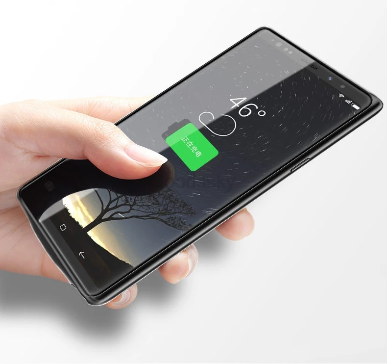 Тонкий силиконовый ударопрочный чехол для аккумулятора samsung Galaxy Note 9, чехол для зарядного устройства 5000 мАч, задняя крышка для зарядки аккумулятора, чехол для банка питания