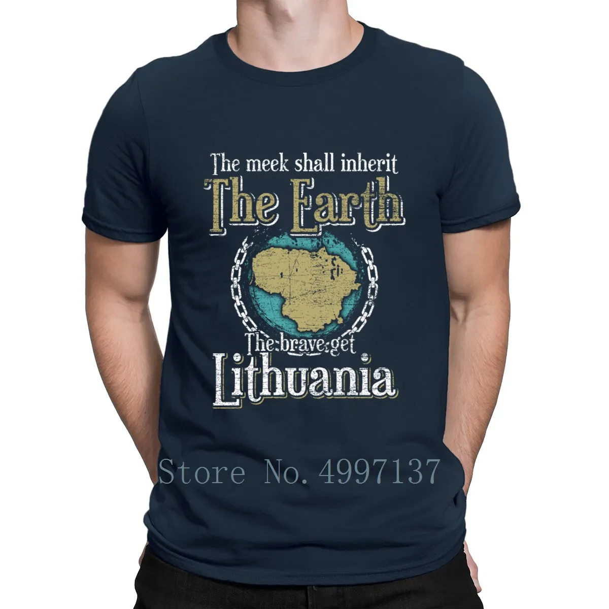 Lithuania T Shirt Cute Basic Cotton Summer Style Natural Pictures Knitted Euro Size S-3xl | Мужская одежда