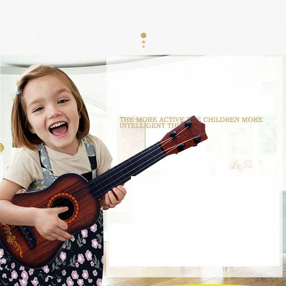 Дети моделирование классический деревянный узор гитара укулеле дети начинающих