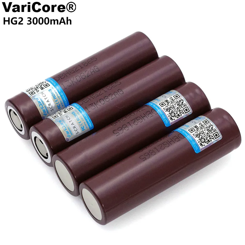 VariCore 100% Новый оригинальный HG2 18650 3000 мАч аккумулятор hg2 3 6 в разряд 20 А специальные