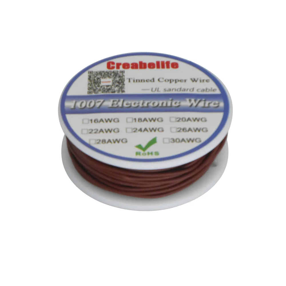 10 м/UL 1007 24AWG 12 цветов на выбор шариковая посылка Электрический провод кабель Линия авиакомпания Луженая Медь PCB Провод RoHS провод