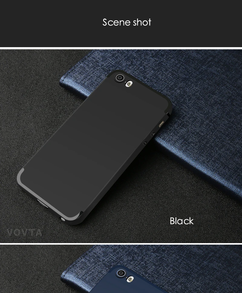 VOVTA Ультратонкий матовый Силиконовый TPU чехол для iPhone 5S, SE 5 мягкий чехол для iPhone 6 6s 7 8 чехол для телефона s