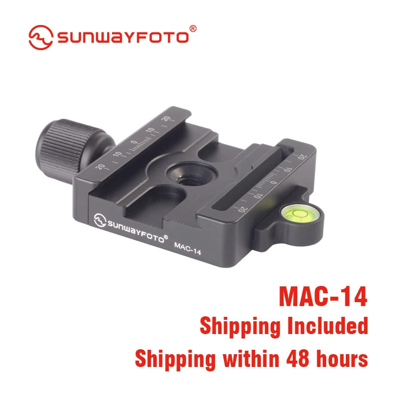 SUNWAYFOTO M AC-14 быстросъемный Зажим для Arca и Manfrotto быстросъемная Зажимная пластина