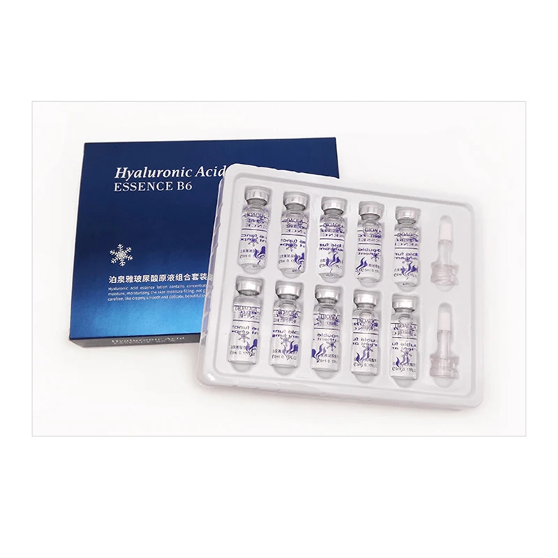 

BIOAQUA 10pcs/lot Hyaluronic Acid Essence Skin Care Serum Anti Wrinkle Anti Aging Moisturizing Double Function Nutrient ampoule