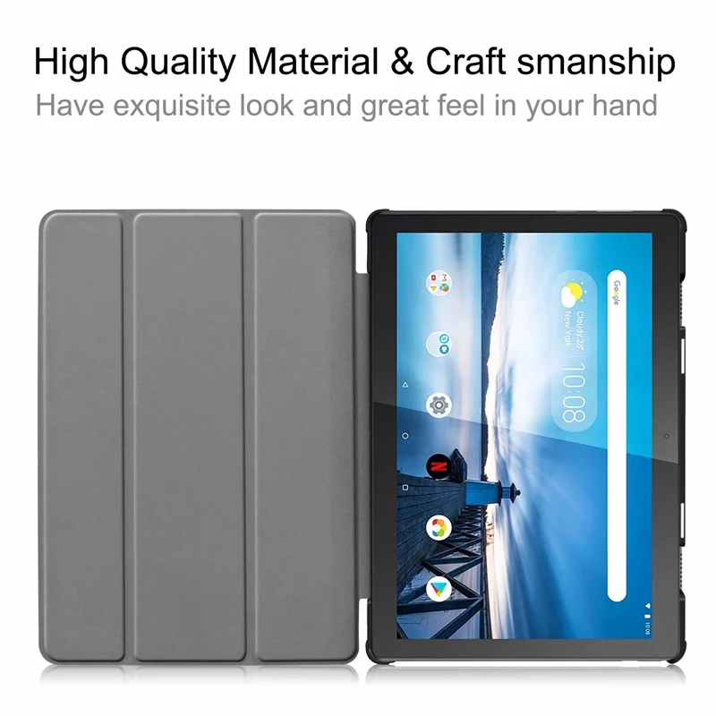 Премиум ПУ кожа легкий противоударный чехол для Lenovo Tab M10 TB X605F 10 1 "планшет|Чехлы