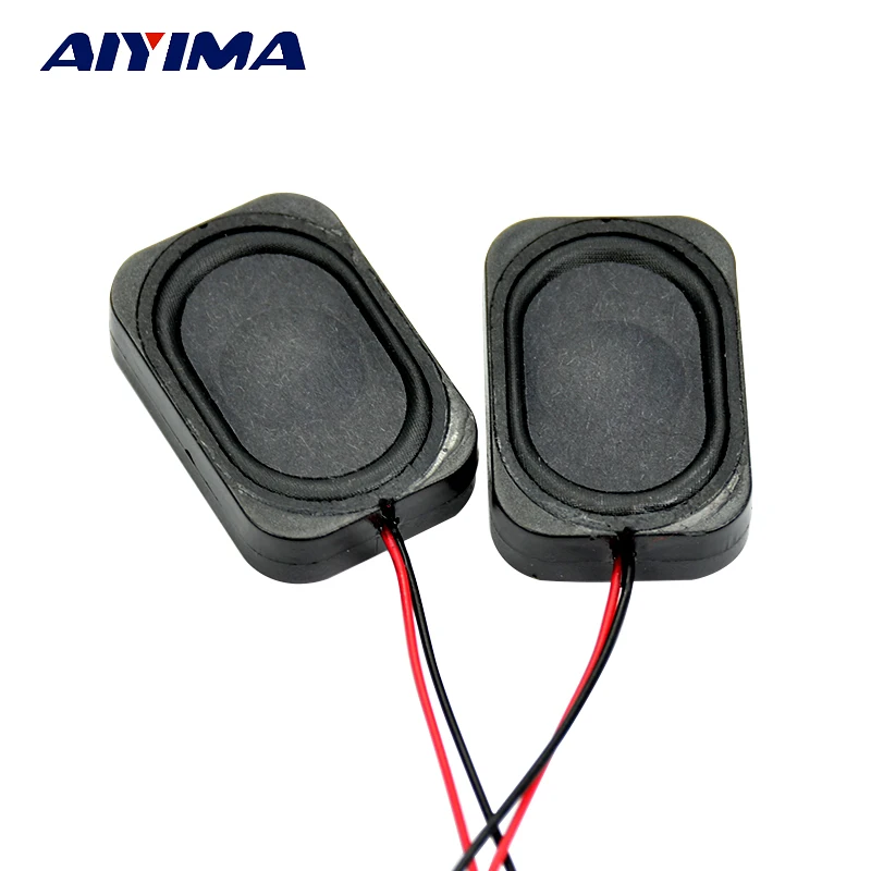 

AIYIMA 2Pcs Mini Portable Audio Speakers Unit 3020 8 Ohm 2W TV LED Cavity Sound Speaker DIY Home Theater Music Loudspeaker