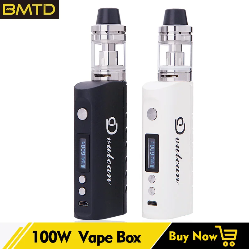 E cigarette 100w mod Kit Vaporizer 3ml atomizer Digital screen electronic vape pen kit Tank vapor | Электроника