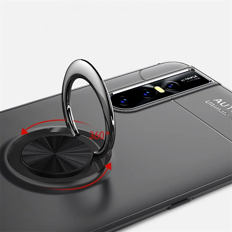 Чехол для VIVO V15 S1 чехол V1831A 6 53 дюйма держатель кольца на палец Мягкий бампер