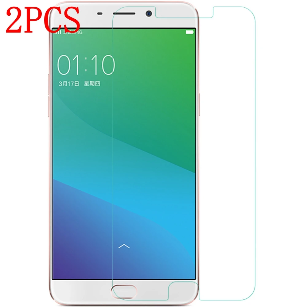 2 шт. закаленное стекло для OPPO F1 plus защита экрана Защитная пленка стекло|Защитные