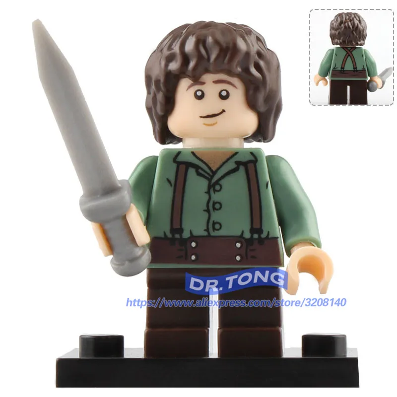 8 шт./лот PG8160 Samwise Gamgee Frodo Baggins Gandalf Radagast Saruman Beorn Властелин колец детские игрушки