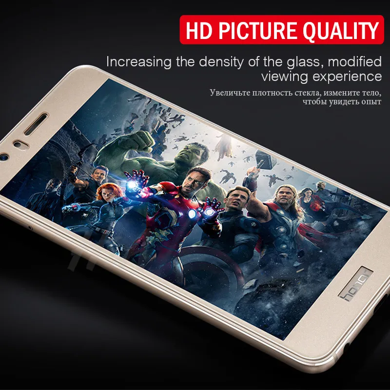 15D изогнутое полное покрытие из закаленного стекла для huawei Honor 7C 7A Pro 8X Защитное стекло для экрана Защитная пленка для P Smart Y5