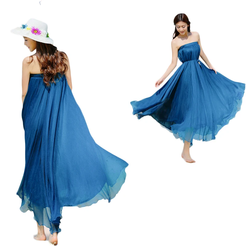 Новые брендовые модные женские туфли в стиле ретро юбка длинная из шифона