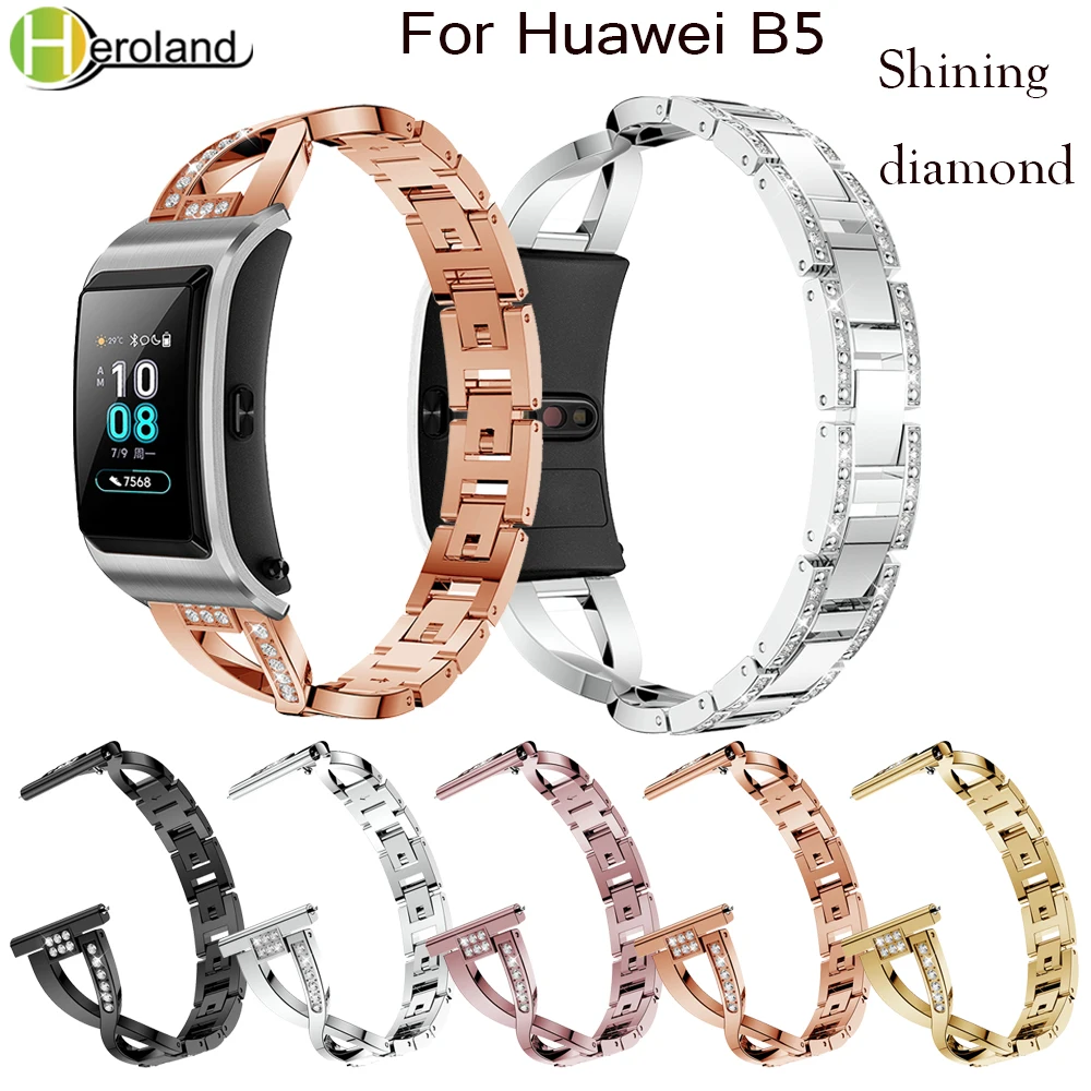 Браслет из легированной стали для смарт часов Huawei B5 сменный ремешок наручных