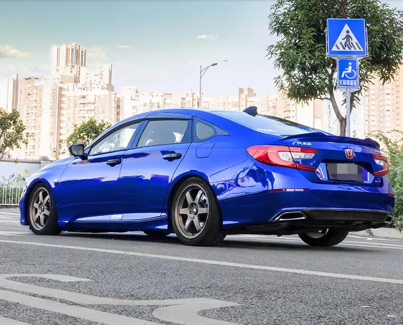 Для Honda спойлер для аccord- спойлер для аccord YRF ABS Пластиковый материал заднее крыло автомобиля Цвет задний спойлер