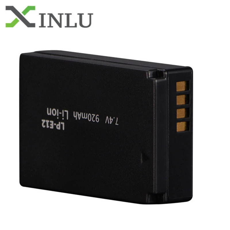 LP-E12 LPE12 LP E12 Аккумулятор для камеры AKKU + зарядное устройство USB с ЖК-дисплеем Canon M 100D