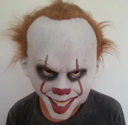 Маска клоуна Pennywise 2017 Новый фильм Стивен Кинг это маски Классическая страшная