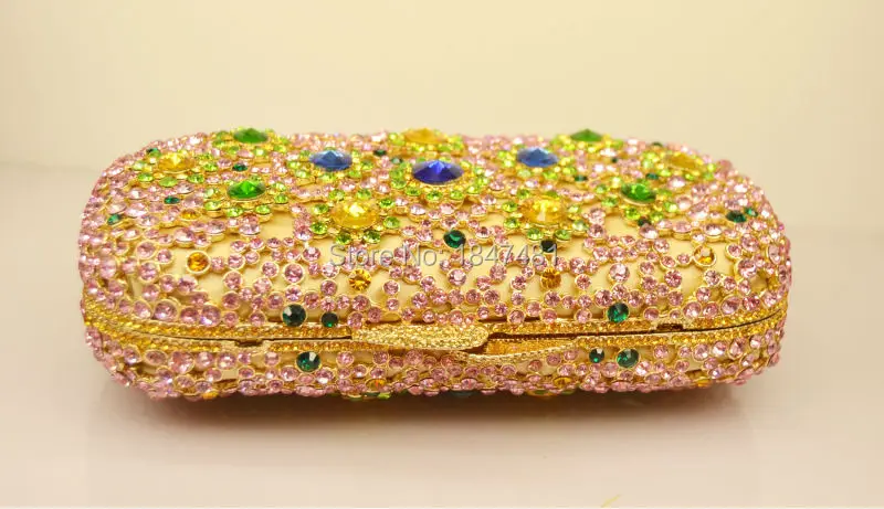 LaiSC вечерние сумки с кристаллами женские клатчи ручной работы стразы сумка