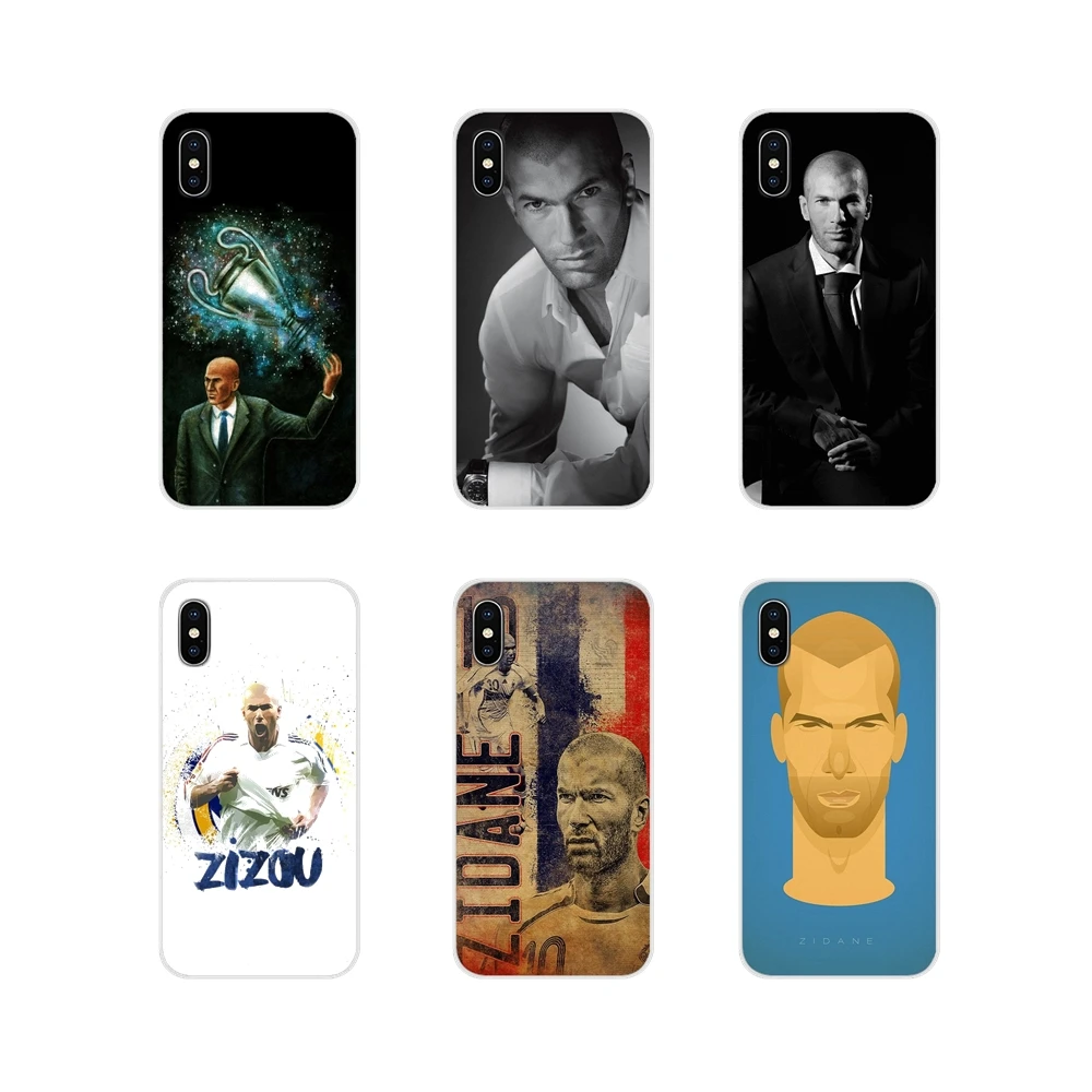 Zidane футбол для Xiaomi Mi4 Mi5 Mi5S Mi6 Mi A1 A2 5X 6X 8 9 Lite SE Pro Max Mix 2 3 2S аксессуары Чехлы телефона |
