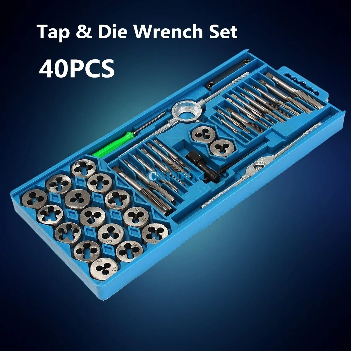 

DHL 20Set *40Pcs Metric Tap Wrench and Die Pro Set M3-M12 Nut Bolt Alloy Metal Hand Tools