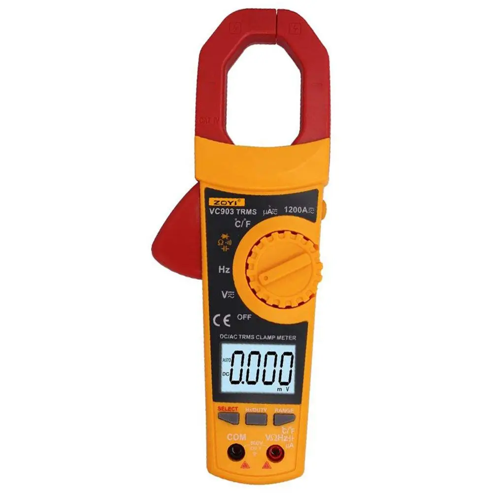 ZOYI VC903 Digital Clamp Meter Multimeter AC DC Current Volt Ohmmeter Tester | Инструменты