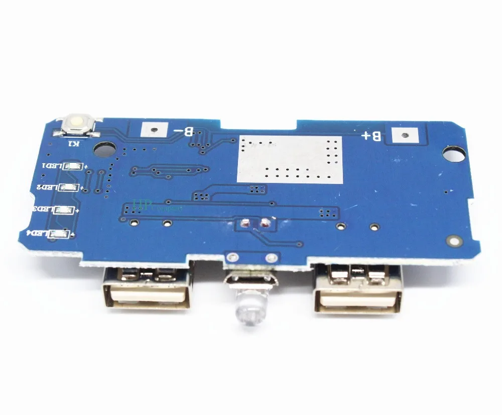 Dual Micro USB 3.7 В до 5 2A мобильный Запасные Аккумуляторы для телефонов DIY 18650 литиевая