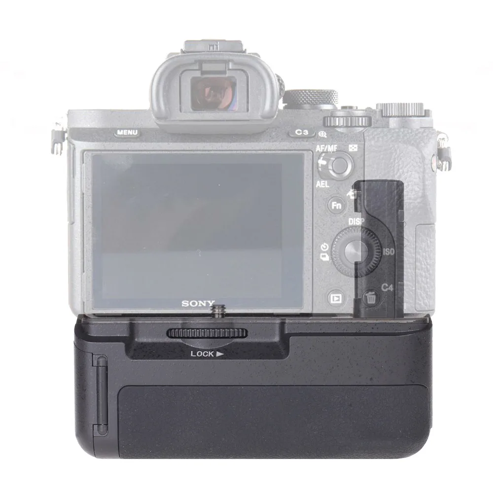 JINTU power батарейный блок держатель+ ИК пульт+ 2 шт NP-FW50 комплект для SONY A7II A7RII A7SII беззеркальная камера DSLR BG-3EIR