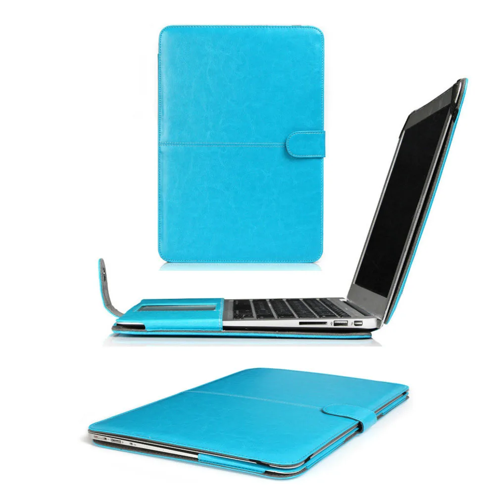 Умный кожаный чехол-Кобура премиум класса защитный чехол для MacBook Air Pro Retina 11 6 12 13 3