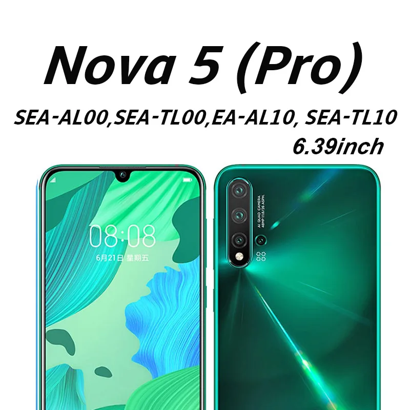 Чехол для huawei nova 3 из закаленного стекла для huawei nova 5i 4 3i 3 2i 2 Lite Plus glas nova 2i nova 3 i nova 3i Защитная пленка для экрана - Цвет: Nova 5 pro